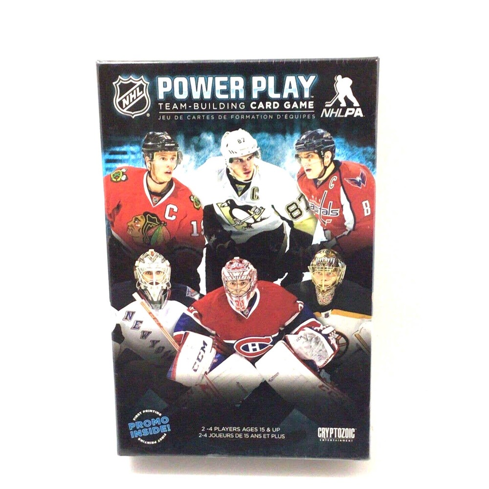 Cryptozoic Entertainment NHL Power Play Team Building Card Game - New Sealed